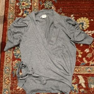 Costa Blanca Heather Gray Knit Top